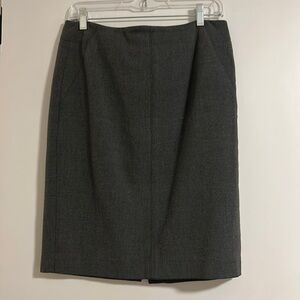 Loft Gray Pencil Skirt, Size 6​